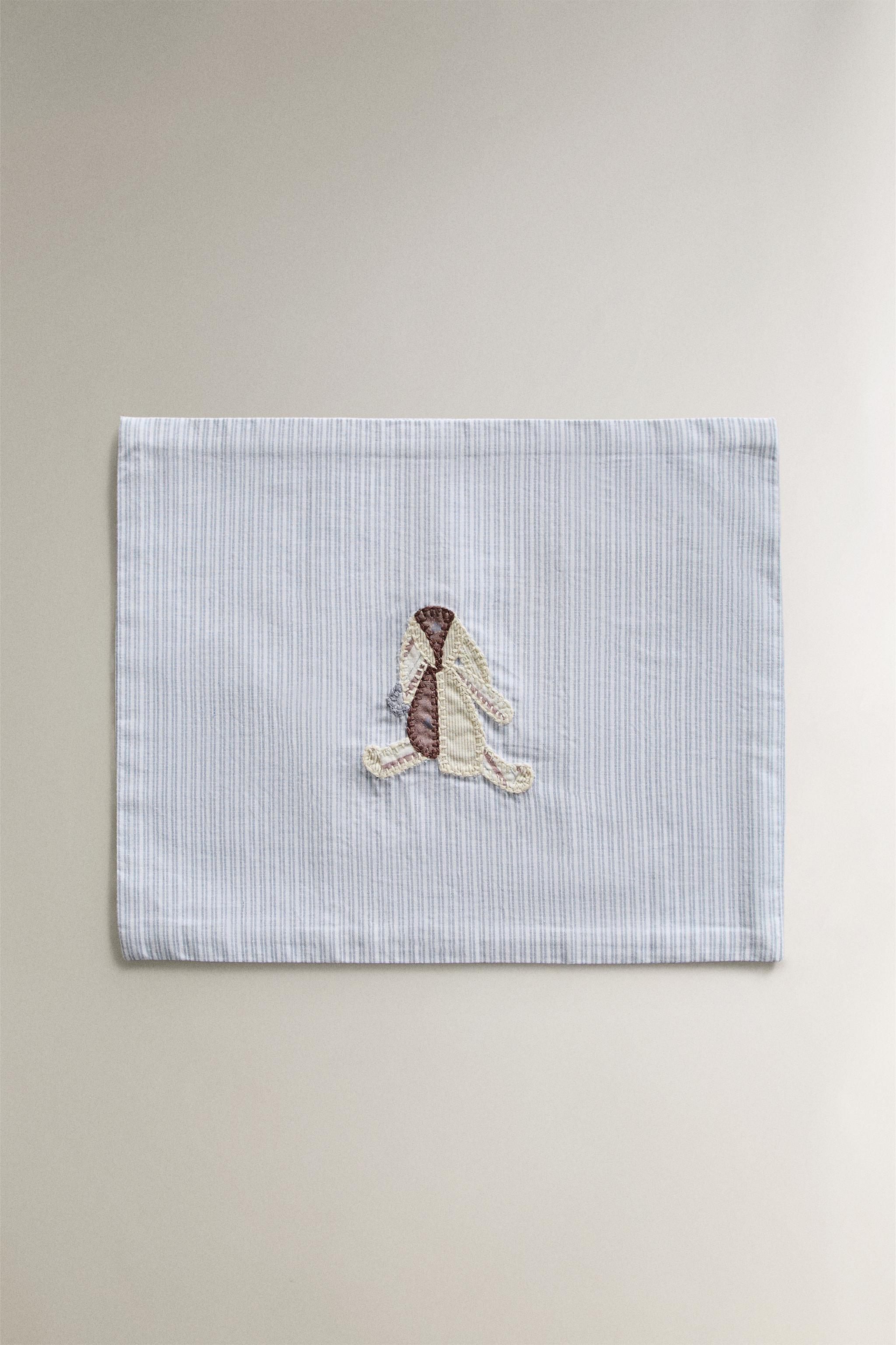 ENSEMBLE DRAPS MINILIT BÉBÉ COTON LAPIN